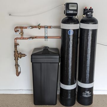 Water filtration system or hard water softening system installation