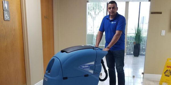 Floor Waxing and Stripping Services Deerfield Beach FL Pompano Beach Boca Raton