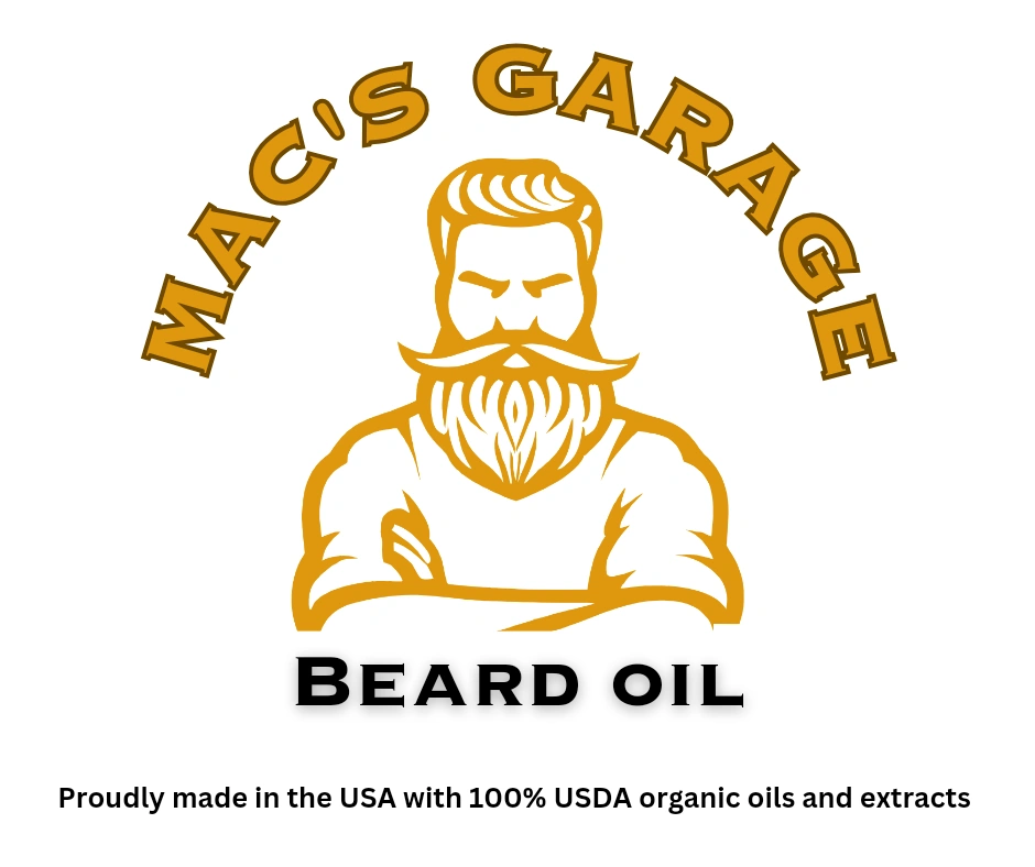 Mac's Garage Beard Oil Beard Oil, Organic Ingredients