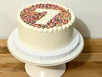 Confetti Sprinkled Birthday Cake