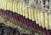 Detail of waxed linen knotted basket