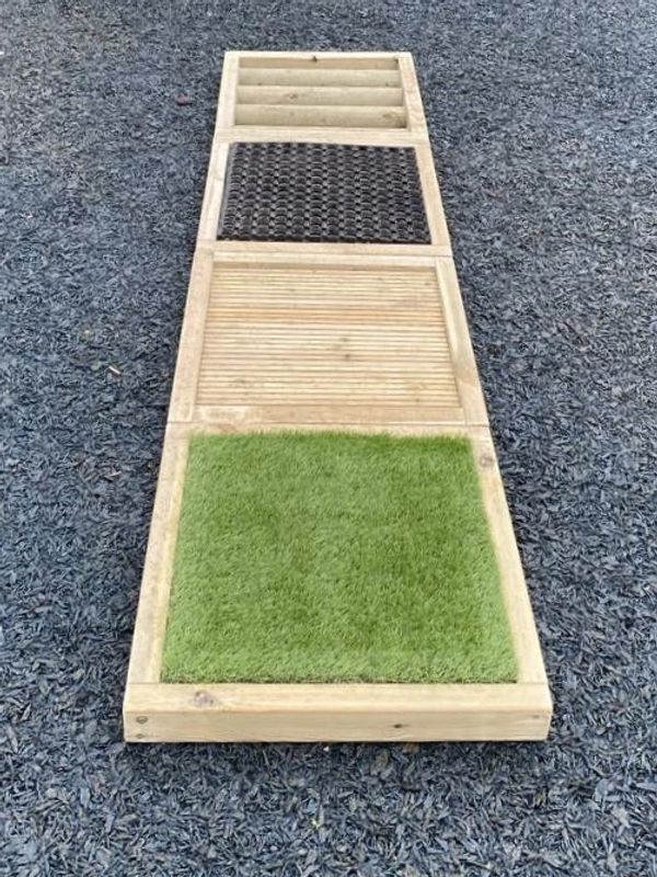 Sensory Path Tiles for Nurseries and EYFS with different sensory materials