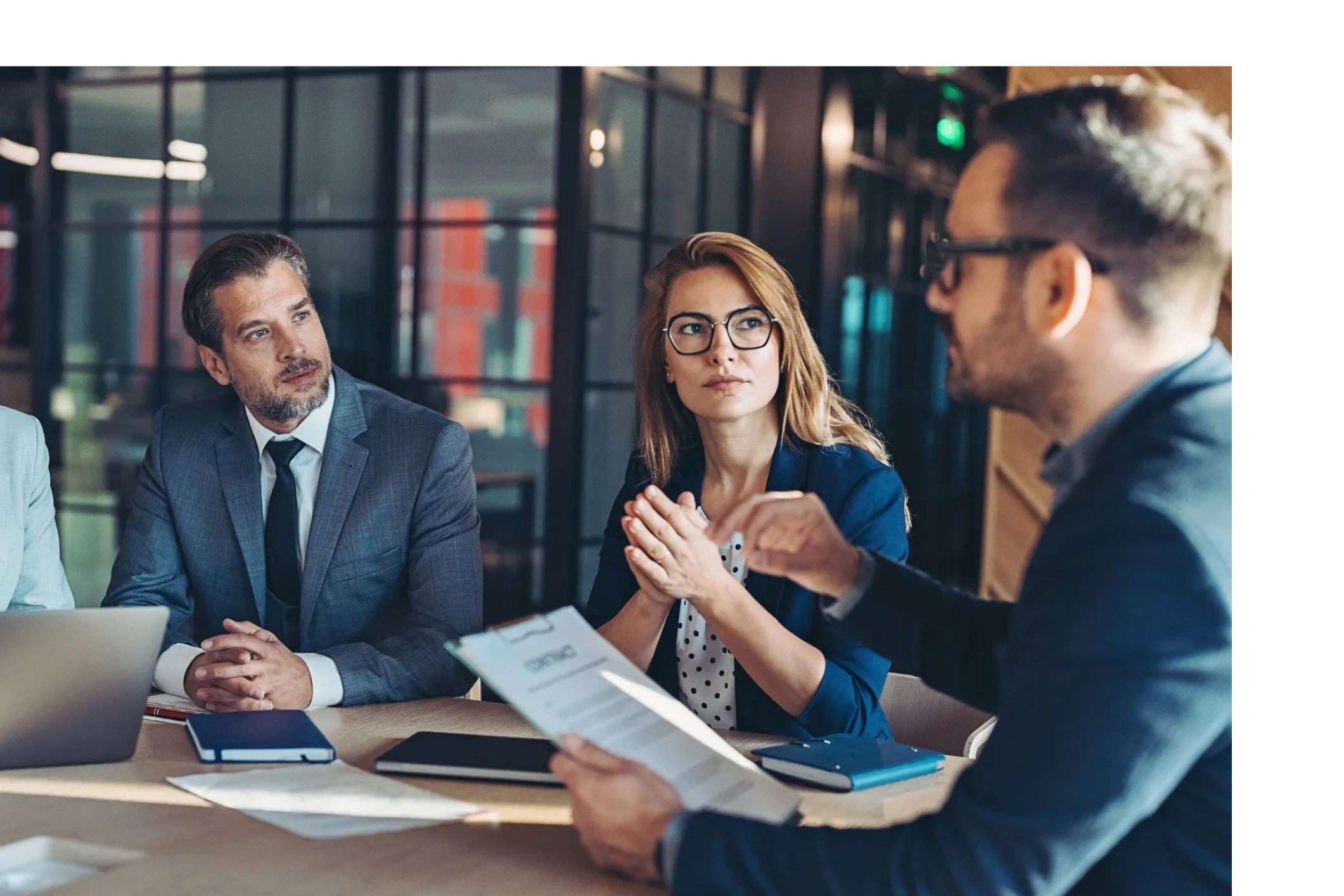 Structured dispute resolution and commercial risk assessment for businesses