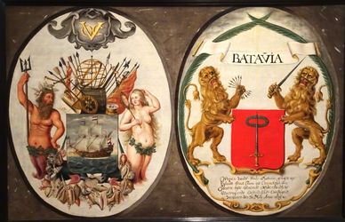 Crest of City of Batavia and the Dutch East India Company, VOC