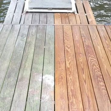 Boat dock cleaning lake bob sandlin lake cypress springs