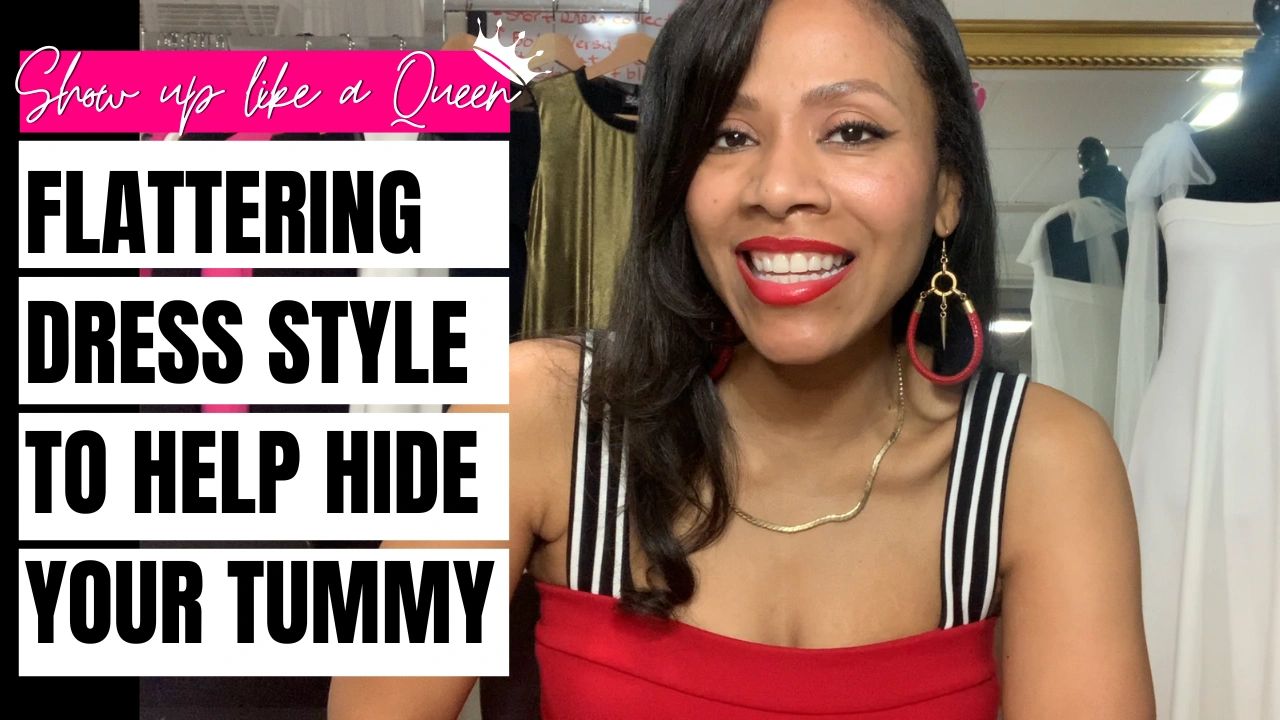 A Flattering Dress Style that Helps hide a Tummy