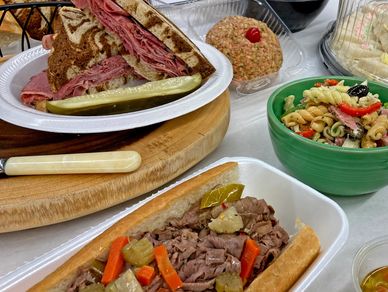 Try our Italian Beef or Corned Beef  - both house-roasted!