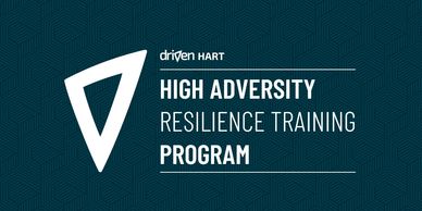 Logo and title for Driven Hart's High Adversity Resilience Training Program.