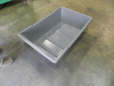 gray custom nesting tote box