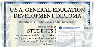 USA General Education Development Diploma | Chinese notary