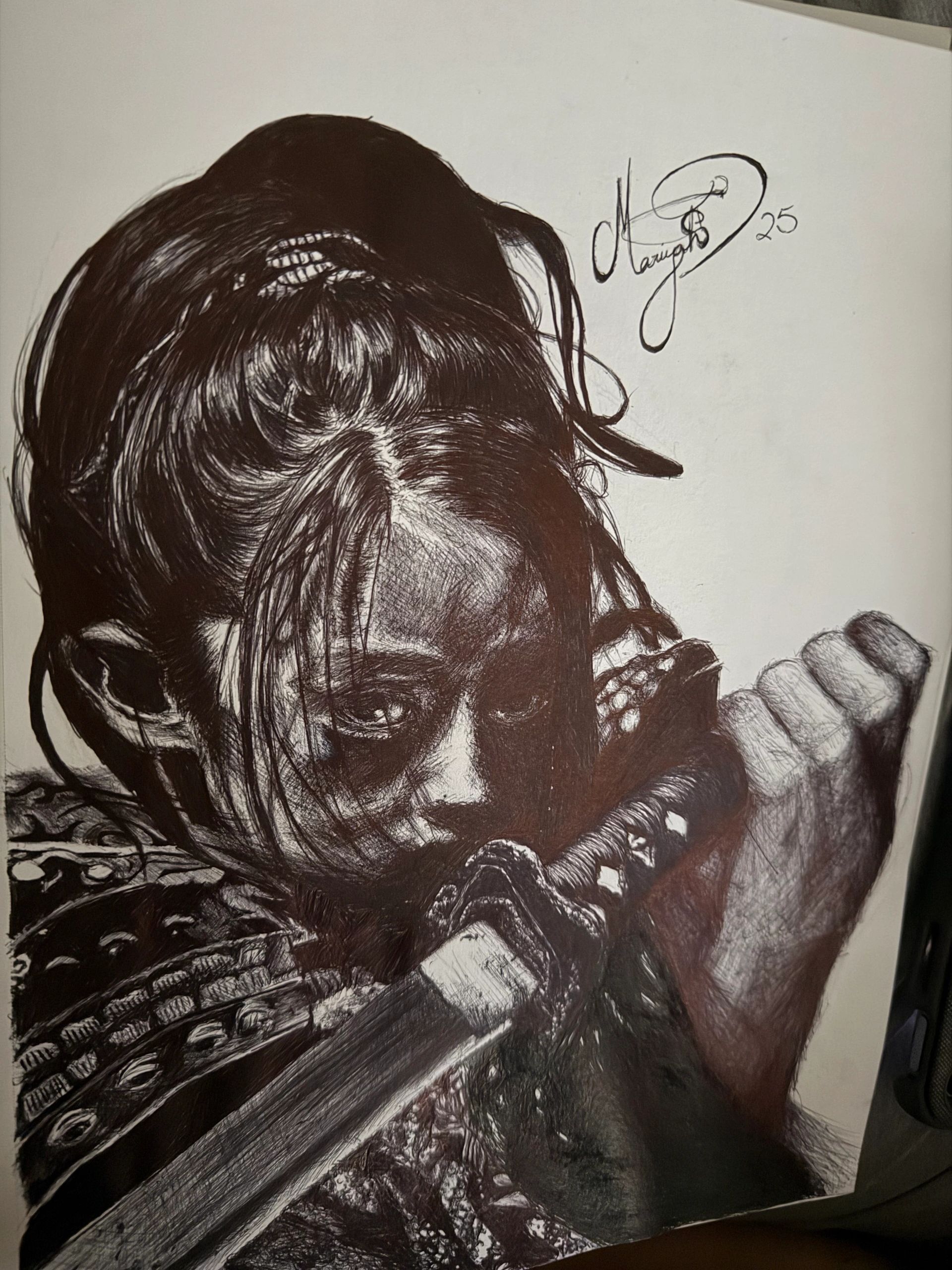 Original pen drawing