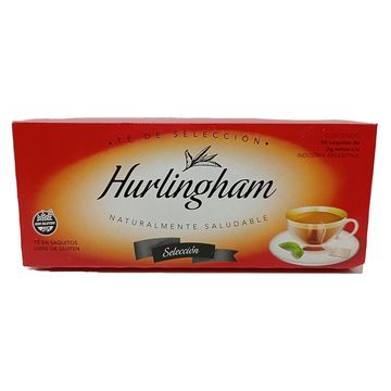 Caja con 50 saquitos de té negro de selección.