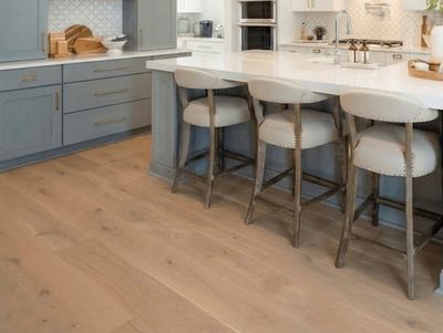 8 inch White oak flooring natural finish