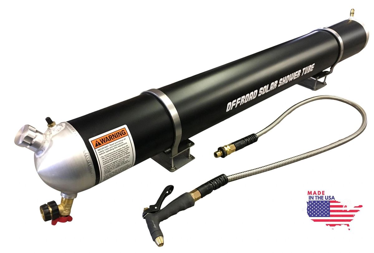 Offroad Solar Shower Tube Air Pressurized 5 Gallon Portable Shower