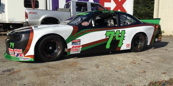 Parade car before being wrapped.