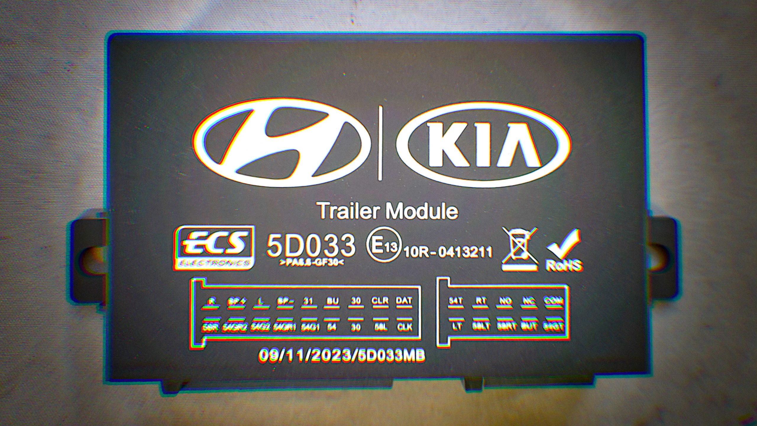 KIA Genuine Towbar Fitting with OEM dedicated electrics fitted.