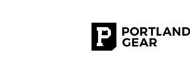 Portland Gear logo with stylized 'P' and bold text.