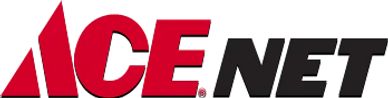 ACE NET logo in bold red and black.
