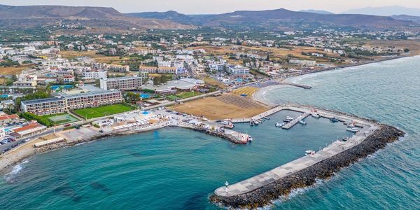 Rent boat from Black Anchor boat rental without licence needed and explore Gouves Beach