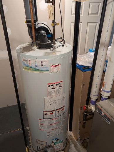 Power Vented Hot Water Tank