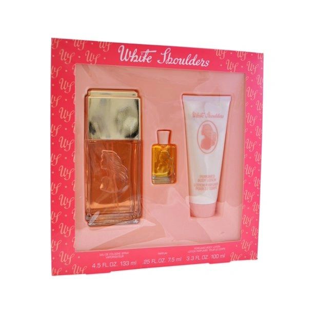White Shoulders By Evyan 3 Piece Giftset 4.5Oz EDC 5ML Miniature