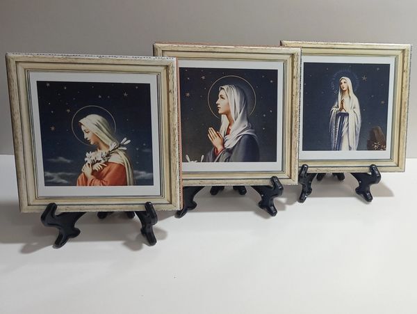 Azulejos de 10cm  x 10cm, con soporte de 4"