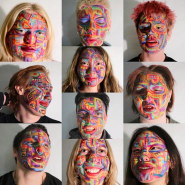 My God! It ferments...
2023
Face paint

