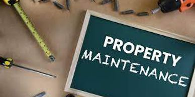 Property Maintenance sign