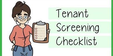 Tenant Screening Checklist