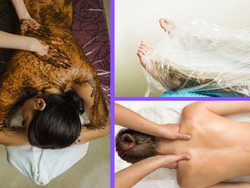 Coffee Scrub, Body Wrap, and Soothing Massage