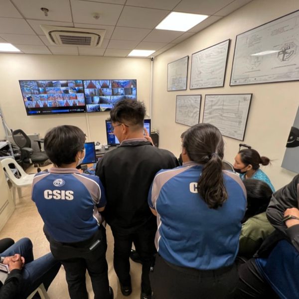 CSIS training for the CAAP staffs with the fully operational Security Surveillance System.