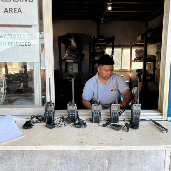 Turn over of hand held radios.