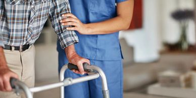 Integrity Home Care caregivers are always in close proximity to help care and support our seniors.