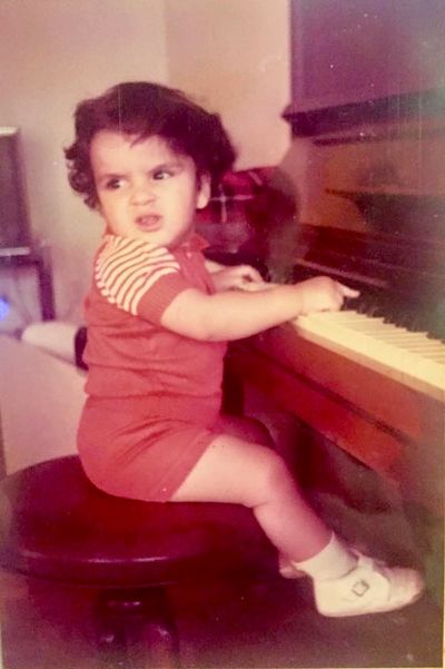 Eduardo Bernardi on Piano as a child