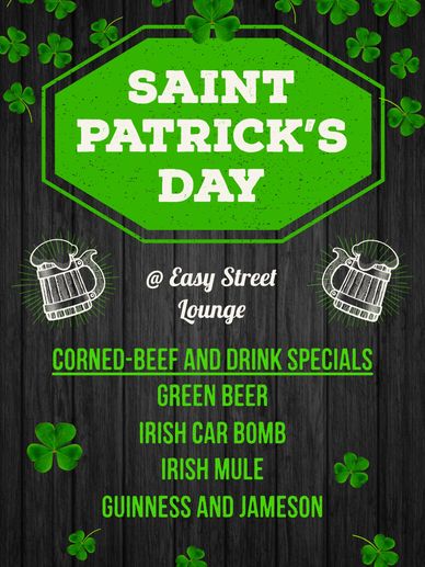 Classic Saint Patrick's Day food will be available March 17th.