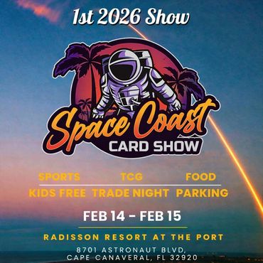 Space Coast Card Show Melbourne Pokémon TCG trading cards Cape Canaveral Orlando Vero Beach