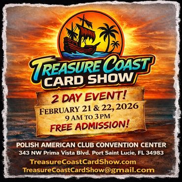 Treasure Coast Mall Card Show Jensen Beach JJCK Collectibles MidFlorida Expo MVP PSA TCG Pokemon JSA