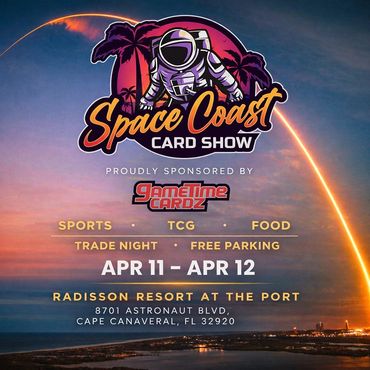 Space Coast Card Show Melbourne Pokémon TCG trading cards Cape Canaveral Orlando Vero Beach MVP