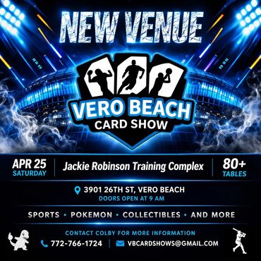 Vero Beach Card Show Jackie Robinson Training Center Dodgertown Holman Stadium Los Angeles Dodgers