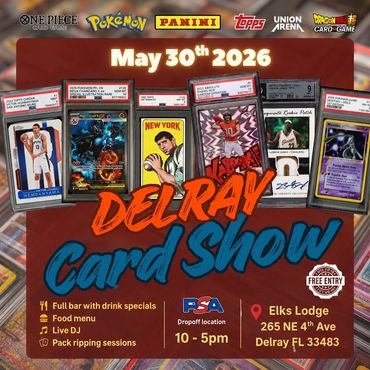 trading cards West Palm Beach Delray Beach card show Pokémon WPB Lake Worth Miami TCG PGA PEETRY 