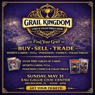Melbourne Grail Kingdom Civic Center Card Show Comics Pokemon Sports Cards TCG Collectibles 