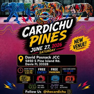 CARDICHU PINES Sunrise Hollywood Miami Pokémon Pikachu TCG Fort Lauderdale Wildfire Davie Posnack