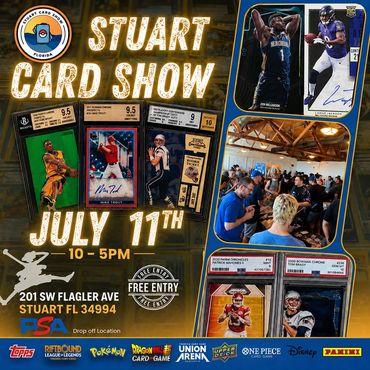 Stuart Card Show Flagler MidFlorida Expo PSA Pokemon One Piece TCG trading cards Jupiter WPB 
