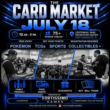 Port Charlotte Card Market Fortissimo TCG Pokemon card show