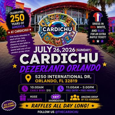 Orlando CARDICHU Dezerland TCG Pokémon Charizard Pikachu card show expo