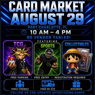 Port Charlotte Card Market Card Show TCG Sports Punta Gorda Venice Bradenton Cape Coral Fort Myers