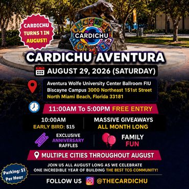 North Miami Beach Card Show CARDICHU Aventura expo TCG Pokémon Charizard 