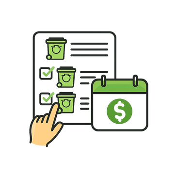 Select a trash bin cleaning plan in Tucson