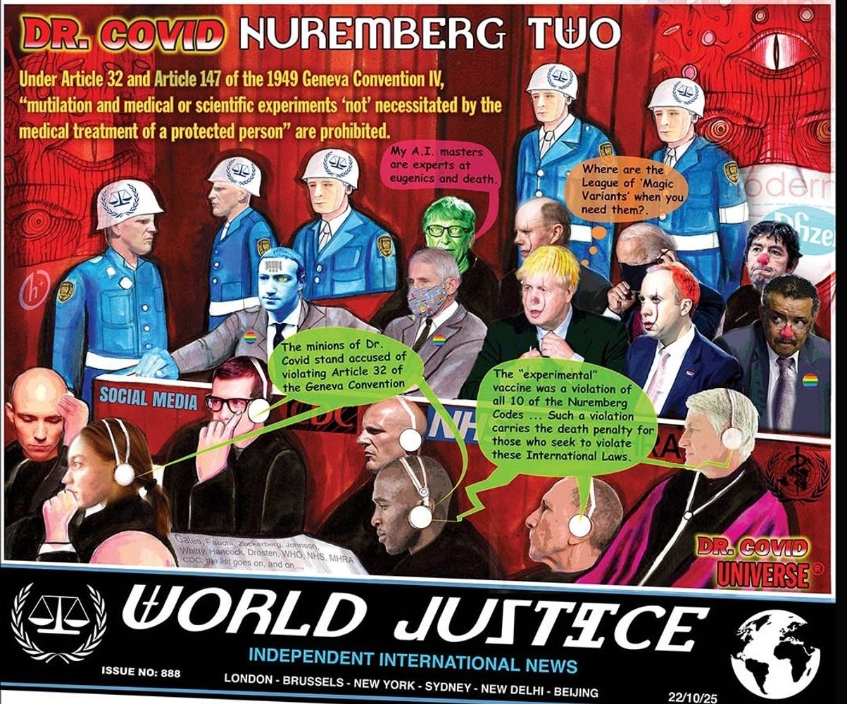 Nuremberg 2.0 Covid News Apr24-30 -Trials start when the war ends
