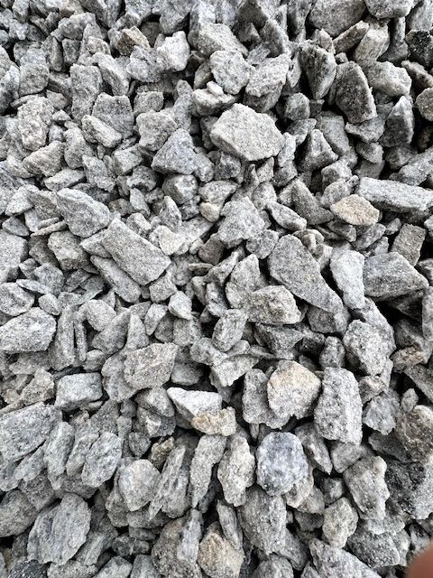 Close-up of crushed stone